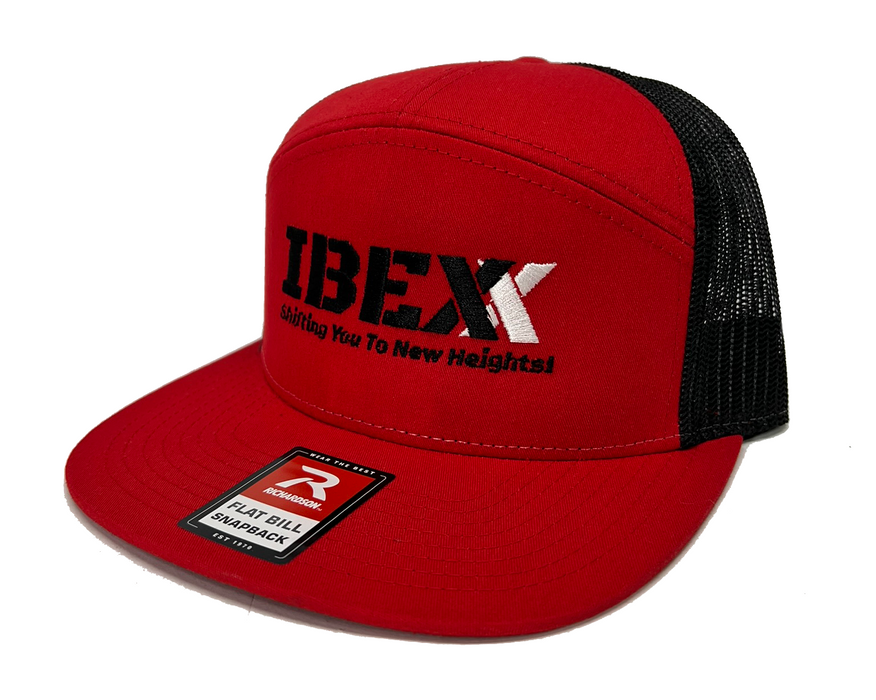 Red-Black Flatbill Snapback